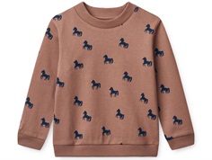 Liewood horses/dark rosetta sweatshirt Thora